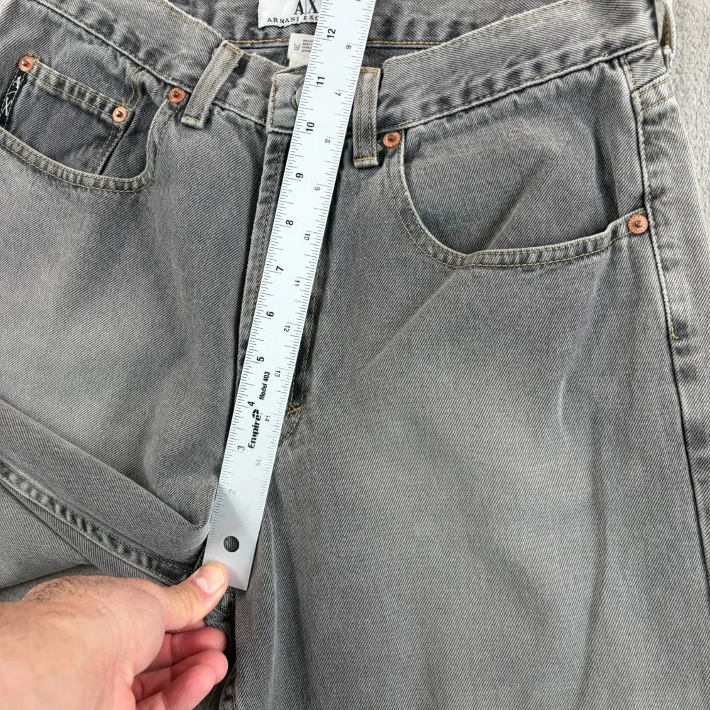 Vintage Armani‎ Exchange Jeans Men Actual 29x31 (Tag 33x34) Grey Disney Pictures